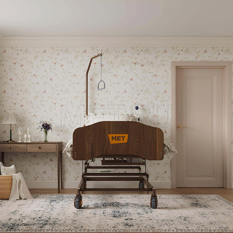 МЕТ РЕАЛТА (REALTA) Кровать-кресло с "ушками" - для сна в положении сидя, с регулировкой высоты, с переворотом и туалетом (без матраса) от производителя